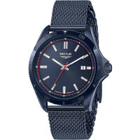 Ceasuri & Bijuterii Bărbați Ceasuri Analogice Sector R3253231004, Quartz, 43mm, 10ATM albastru
