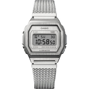 Ceasuri & Bijuterii Bărbați Ceasuri Digitale Casio A1000MA-7EF, Quartz, 38mm, 3ATM Argintiu