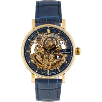 Ceasuri & Bijuterii Bărbați Ceasuri Analogice Carl Von Zeyten CVZ0078GBLS, Automatic, 44mm, 5ATM Auriu