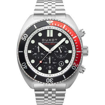 Ceasuri & Bijuterii Bărbați Ceasuri Analogice Duxot DX-2027-33, Quartz, 45mm, 20ATM Argintiu