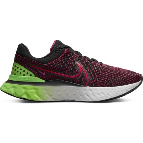 Pantofi Bărbați Trail și running Nike React Infinity Run Flyknit 3 Negre, Verde, Roșii