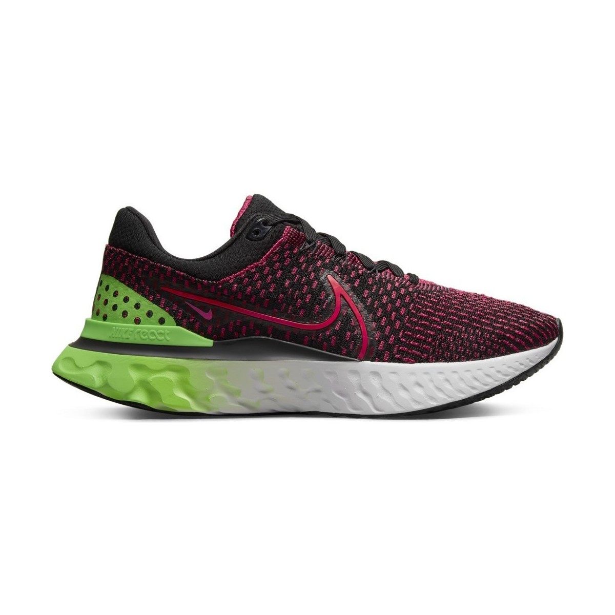 Pantofi Bărbați Trail și running Nike React Infinity Run Flyknit 3 Roșii, Negre, Verde
