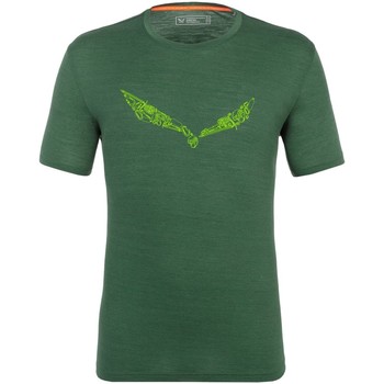Îmbracaminte Bărbați Tricouri mânecă scurtă Salewa Pure Hardware Merino Men's T-Shirt 28384-5320 verde