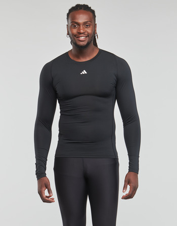 Îmbracaminte Bărbați Tricouri cu mânecă lungă  adidas Performance TF LS TEE Negru