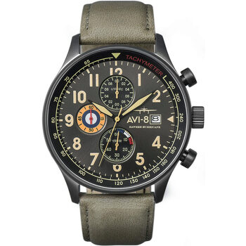 Ceasuri & Bijuterii Bărbați Ceasuri Analogice Avi-8 AV-4011-0E, Quartz, 42mm, 5ATM Gri