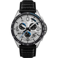 Ceasuri & Bijuterii Bărbați Ceasuri Analogice Avi-8 AV-4077-01, Quartz, 43mm, 5ATM Argintiu