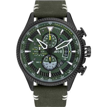 Ceasuri & Bijuterii Bărbați Ceasuri Analogice Avi-8 AV-4064-02, Quartz, 45mm, 5ATM Negru