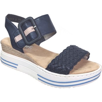 Pantofi Femei Sandale Rieker V1678 albastru