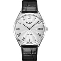 Ceasuri & Bijuterii Bărbați Ceasuri Analogice Rotary GS08010/01, Quartz, 37mm, 5ATM Argintiu