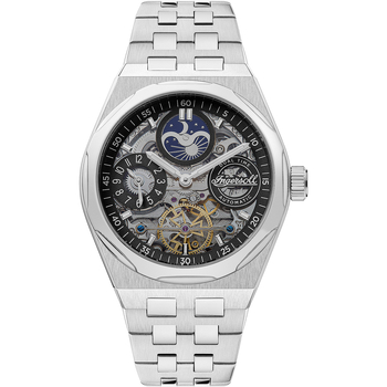 Ceasuri & Bijuterii Bărbați Ceasuri Analogice Ingersoll I12901, Automatic, 43mm, 5ATM Argintiu