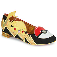 Pantofi Femei Balerin și Balerini cu curea Irregular Choice Pikachu Dreams Negru / Galben