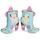 Pantofi Femei Botine Irregular Choice Twinkle Toes Roz / Albastru