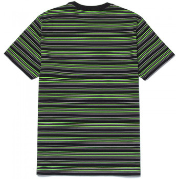 Huf T-shirt crown stripe ss knit top Negru