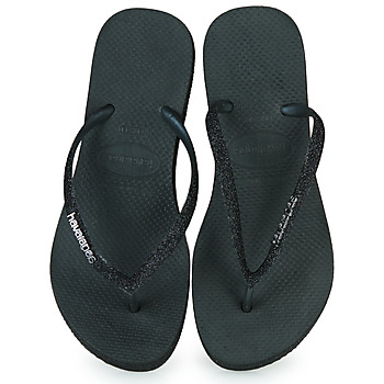 Pantofi Femei  Flip-Flops Havaianas SLIM FLATFORM SPARKLE Negru
