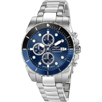Ceasuri & Bijuterii Bărbați Ceasuri Analogice Sector R3273776003, Quartz, 43mm, 10ATM Argintiu