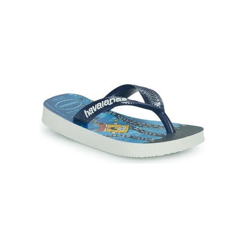 Pantofi Băieți  Flip-Flops Havaianas KIDS TOP BOB SPONGE Albastru
