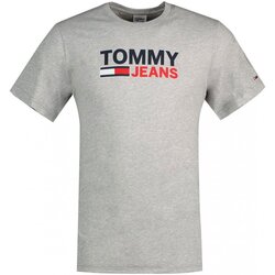Îmbracaminte Bărbați Tricouri mânecă scurtă Tommy Jeans DM0DM15379 Gri