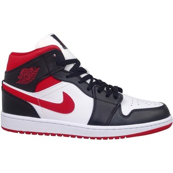 Pantofi Bărbați Pantofi sport stil gheata Nike Air Jordan 1 Mid Roșii, Alb, Negre