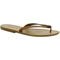 Pantofi Femei Papuci de vară Gianluca - L'artigiano Del Cuoio 540 D CUOIO CUOIO Maro