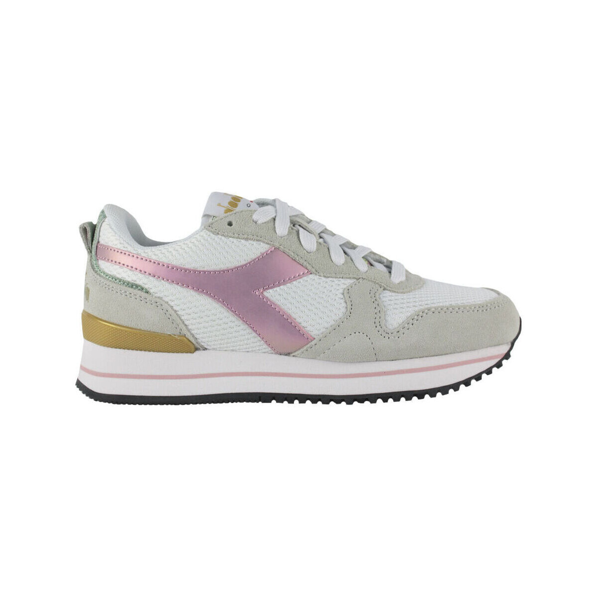 Pantofi Femei Sneakers Diadora 101.178330 01 C3113 White/Pink lady Alb