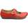 Pantofi Femei Balerin și Balerini cu curea Clarks High Spirit roșu