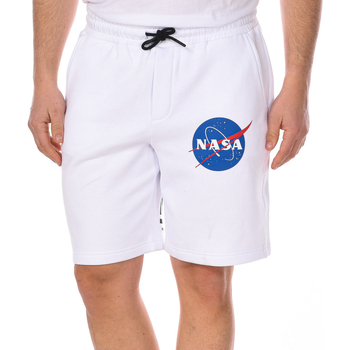 Îmbracaminte Bărbați Pantaloni trei sferturi Nasa NASA21SP-WHITE Alb