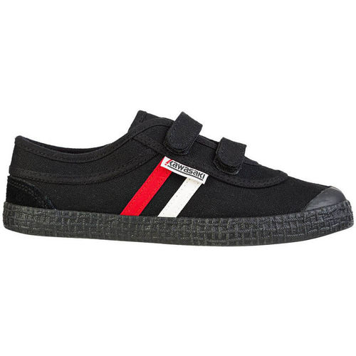 Pantofi Femei Sneakers Kawasaki Retro Shoe W/velcro K204505 1001S Black Solid Negru
