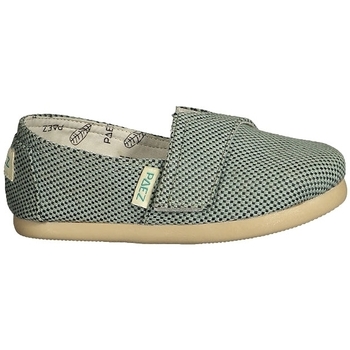 Pantofi Copii Espadrile Paez Kids Gum Classic - Panama Grey Green verde
