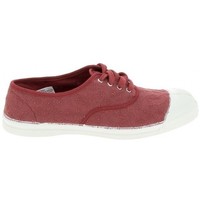 Pantofi Femei Sneakers Bensimon Toile Lacet Broderie Amarante roșu