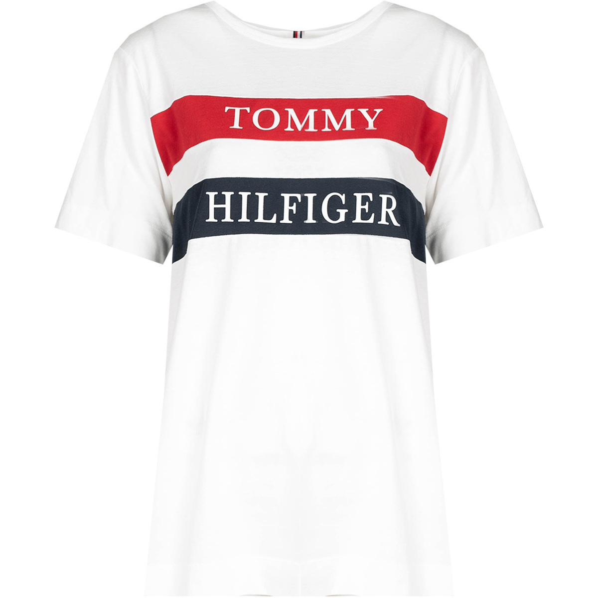 Îmbracaminte Femei Tricouri mânecă scurtă Tommy Hilfiger WW0WW25917 Alb