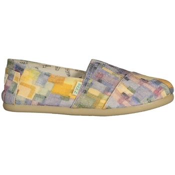 Pantofi Femei Espadrile Paez Gum Classic W - Print Watercolor Squares Multicolor