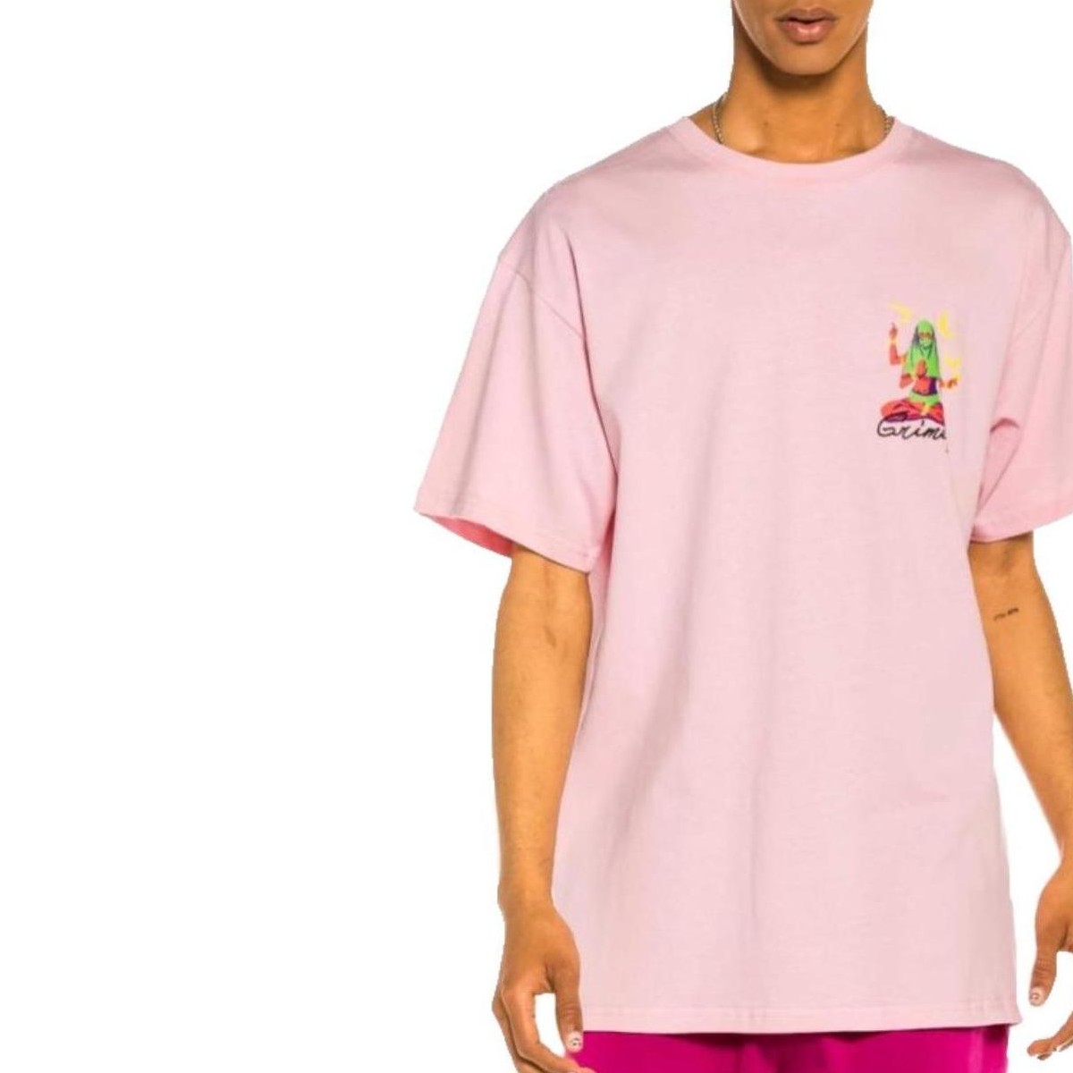 Îmbracaminte Bărbați Tricouri mânecă scurtă Grimey  roz