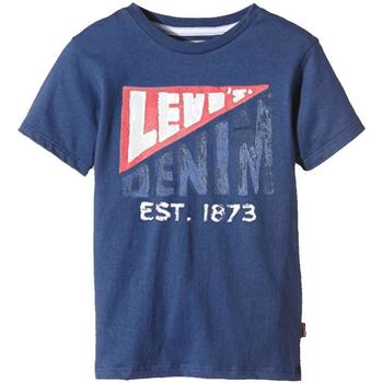 Îmbracaminte Băieți Tricouri mânecă scurtă Levi's  albastru
