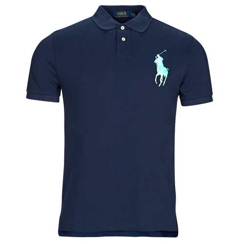 Îmbracaminte Bărbați Tricou Polo mânecă scurtă Polo Ralph Lauren SSKCCMSLM1-SHORT SLEEVE-POLO SHIRT Albastru