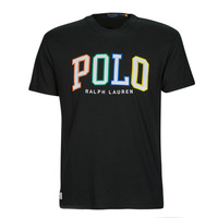 Îmbracaminte Bărbați Tricouri mânecă scurtă Polo Ralph Lauren SSCNCLSM1-SHORT SLEEVE-T-SHIRT Negru / Polo / Black
