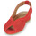 Pantofi Femei Sandale JB Martin LOUISEE Chevre / Catifea / Perfo / Roșu