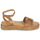 Pantofi Femei Sandale JB Martin LINA Chevre / Catifea / Camel