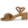 Pantofi Femei Sandale JB Martin ELIANE Chevre / Catifea / Camel