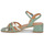 Pantofi Femei Sandale JB Martin VICTORIA Vintage / Verde salvie / Craie / Auriu