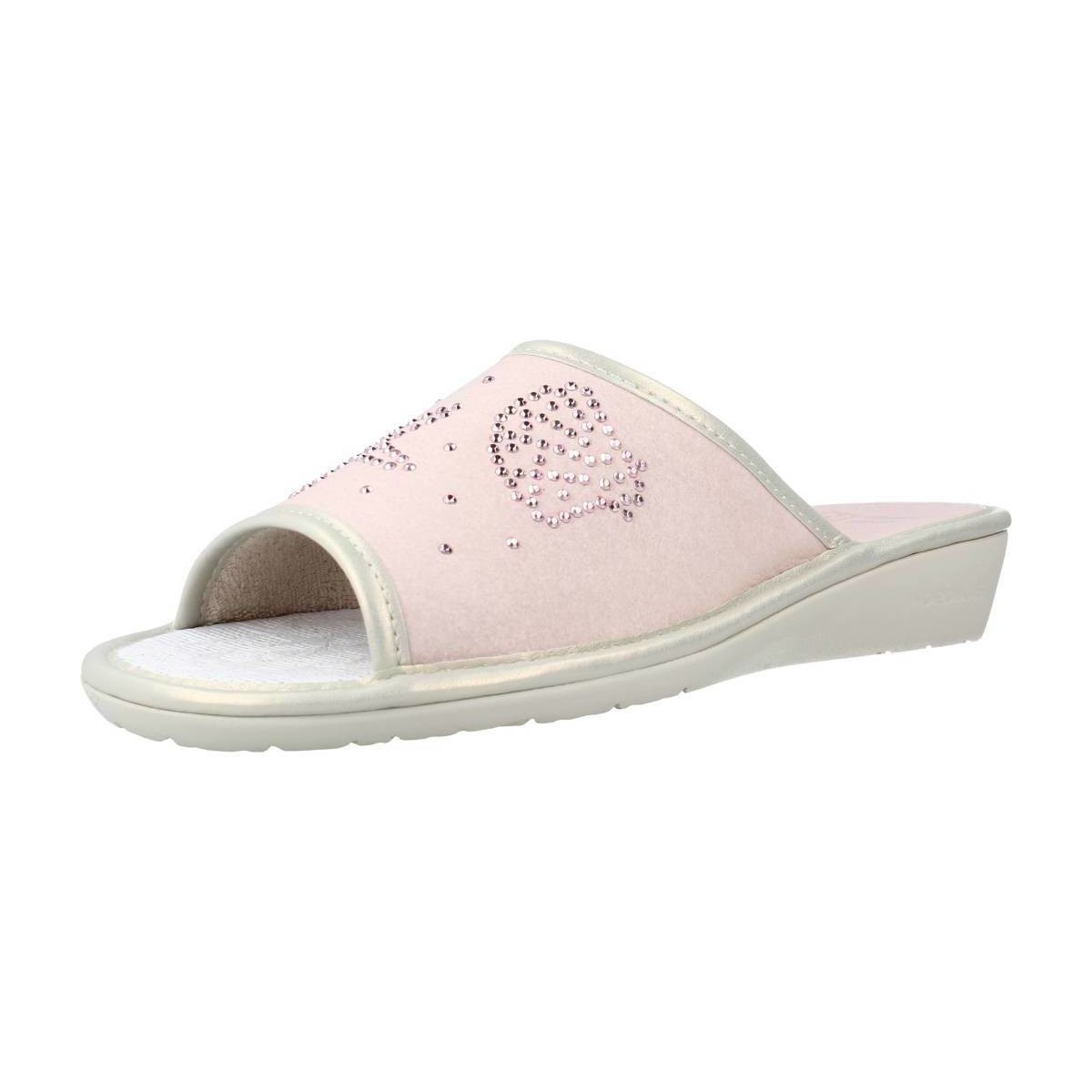 Pantofi Femei Papuci de casă Nordikas SUEDE22 roz