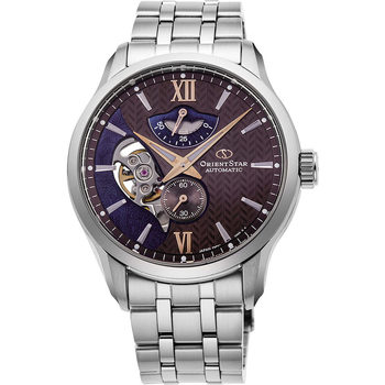 Ceasuri & Bijuterii Bărbați Ceasuri Analogice Orient RE-AV0B02Y00B, Automatic, 41mm, 10ATM Argintiu