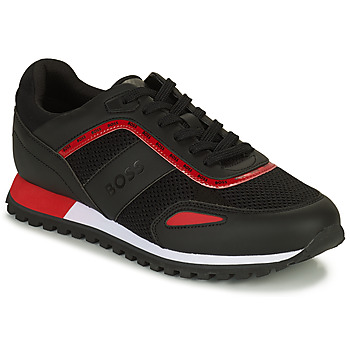 Pantofi Bărbați Pantofi sport Casual BOSS Parkour-L_Runn_melg Negru / Roșu