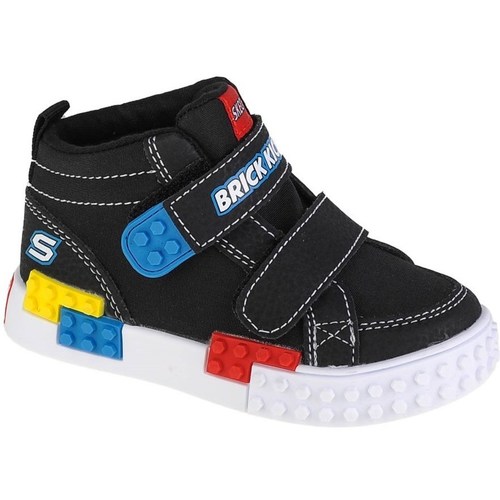 Pantofi Copii Ghete Skechers Kool Bricks Lil Constructor Negru