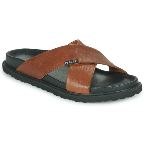 Pantofi Bărbați Papuci de vară Pellet FELIPE Veal / Grain / Coniac
