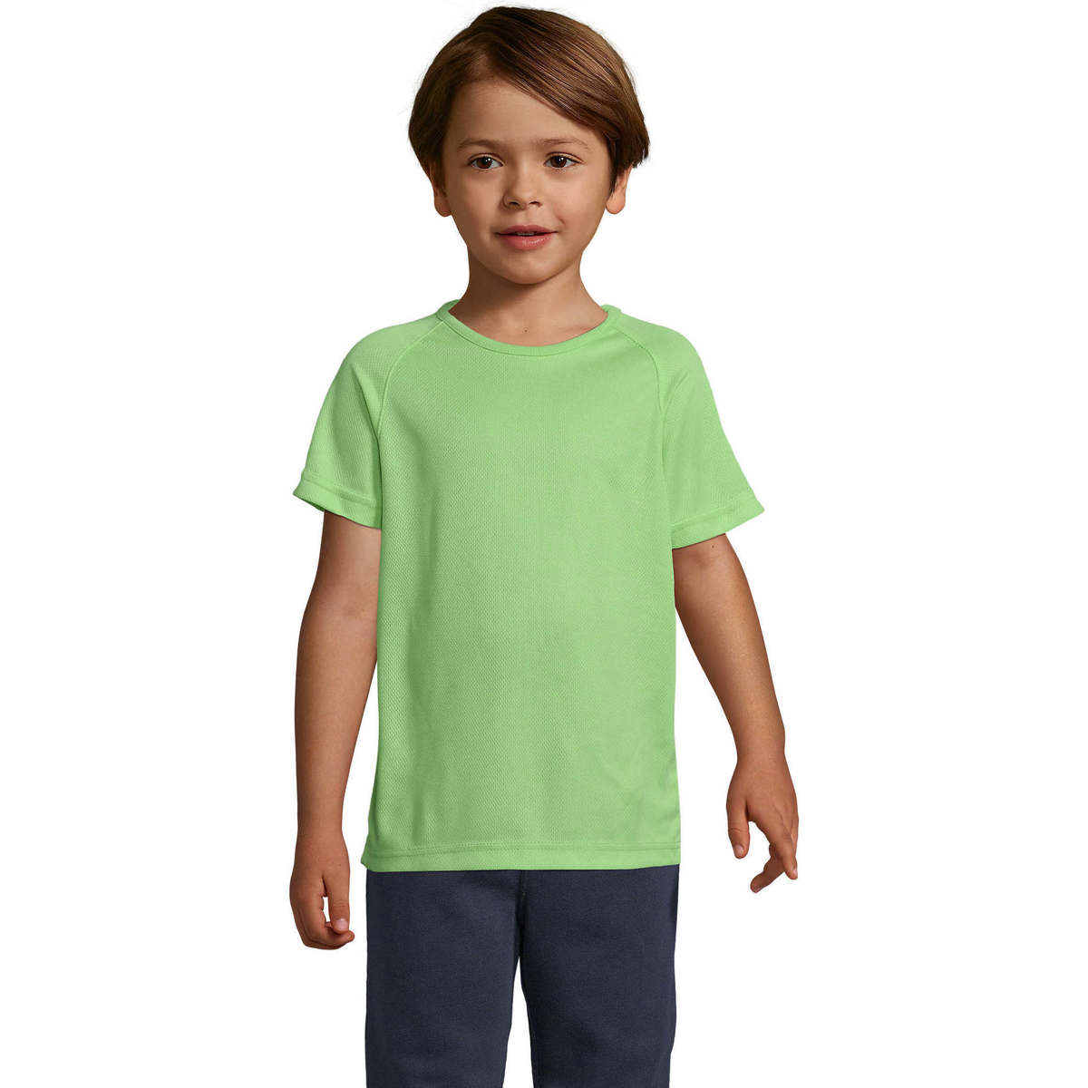 Îmbracaminte Copii Tricouri mânecă scurtă Sols Camiseta niño manga corta verde