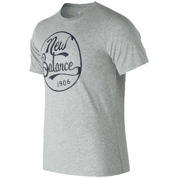 Îmbracaminte Bărbați Tricouri mânecă scurtă New Balance Core Circular Gri