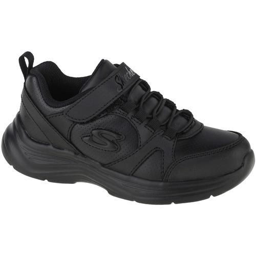 Pantofi Fete Pantofi sport Casual Skechers Glimmer Kicks - School Struts Negru