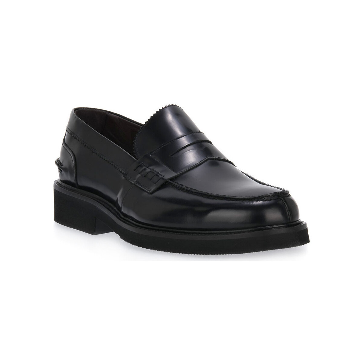 Pantofi Bărbați Mocasini Exton ABRASIVATO NERO Negru