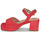 Pantofi Femei Sandale JB Martin ORIA Maro-scoarță / Catifea / Roz