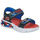 Pantofi Băieți Sandale Skechers CUBOSANDAL Negru / Albastru / Roșu